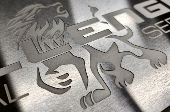 Acid Etched Stainless Steel logo